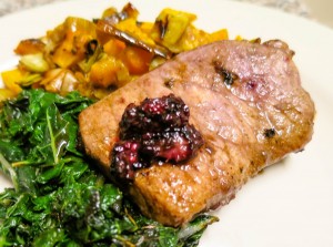 Blackberry Pork Chops