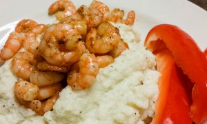 cauliflower and shrimp