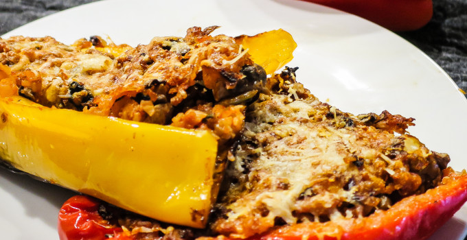 Recipe: Low carb vegetarian stuffed peppers
