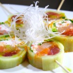 Cucumber wrapped rolls