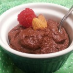 Chocolate eggplant mousse