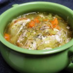 Low carb chicken noodle soup