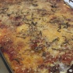 Spaghetti Squash Recipe - Spaghetti Squash Lasagna Freshly baked - let it sit