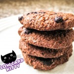 A sugar and gluten free, one carb per cookie recipe for low carb double chocolate chip cookies!