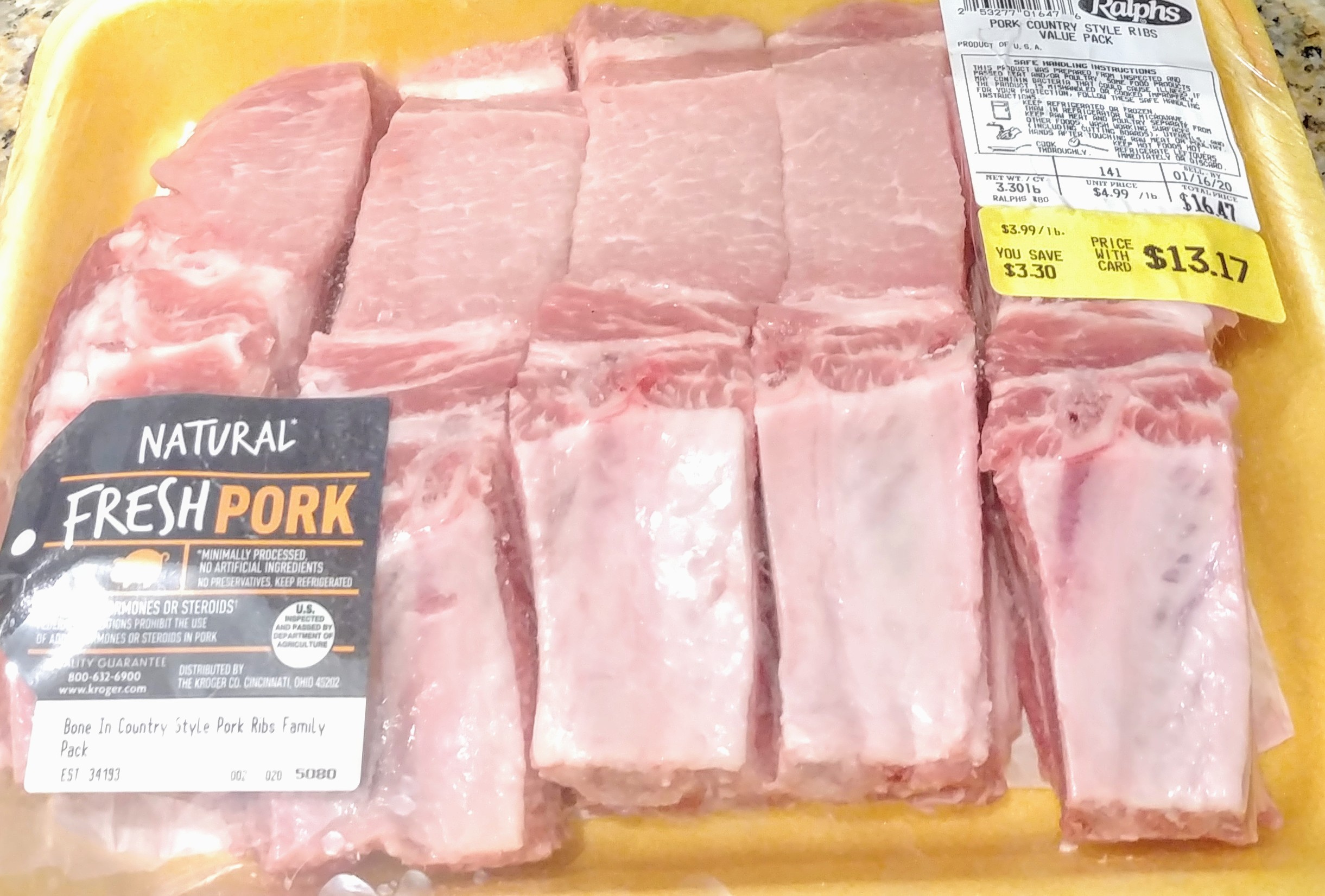 Low Carb Country Style Ribs